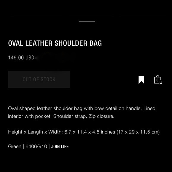 Zara blue green leather handbag - Picture 13 of 13